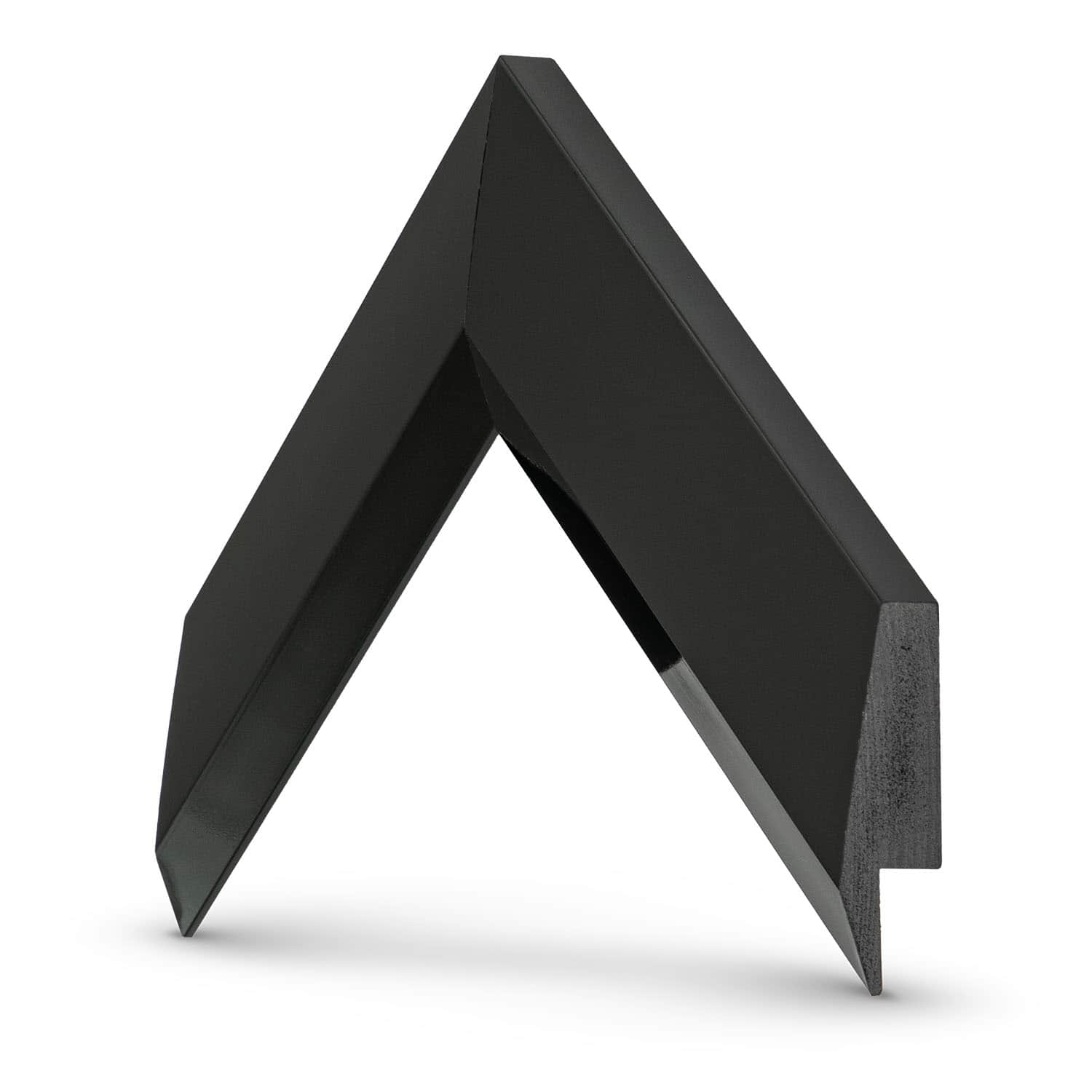 Alt View 11. Deco TV Frames - 50" Slim Bezel for Samsung The Frame TV - Modern Tuxedo Black.