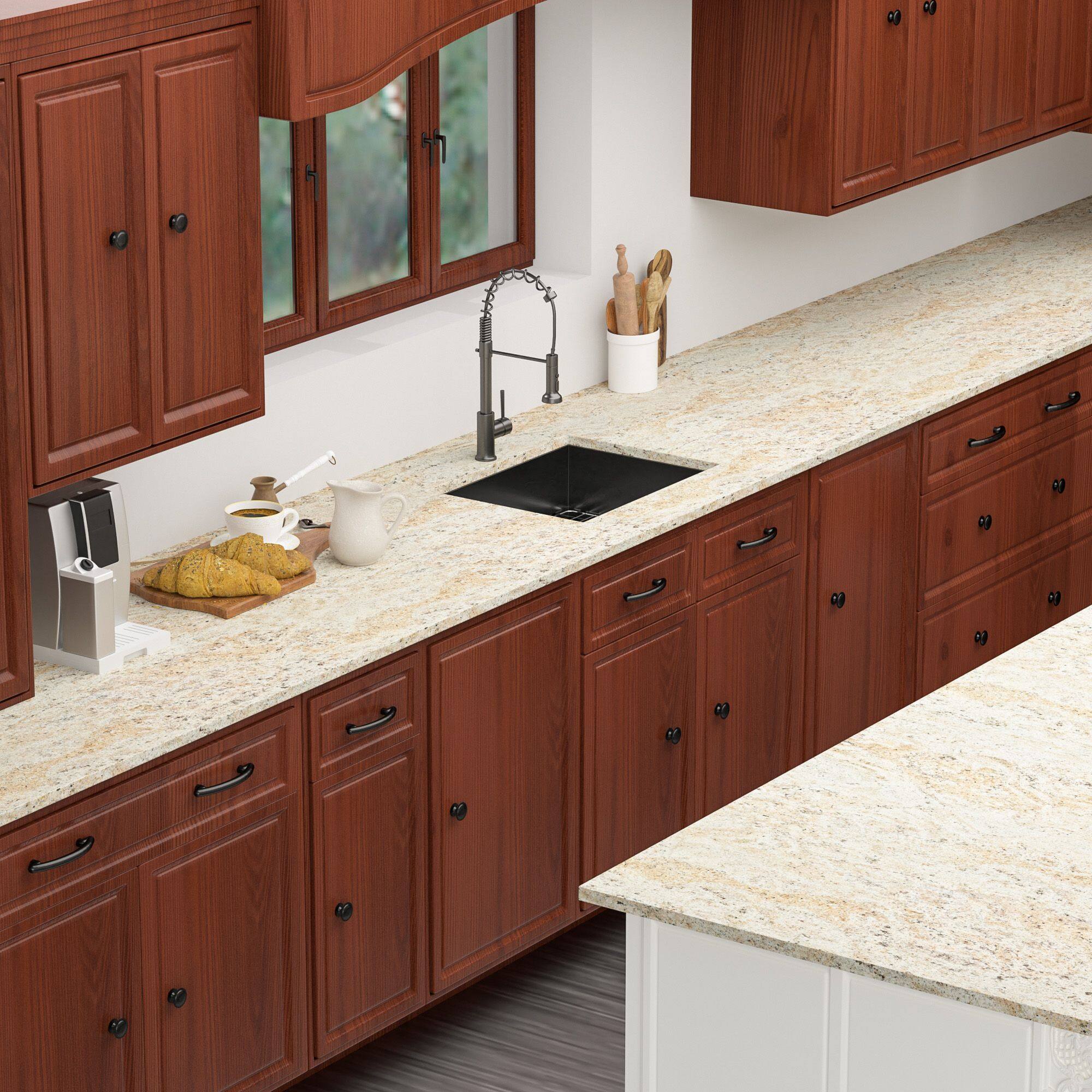 Alt View 1. Lordear - 23" x 18"x 9" Undermount Gunmetal Black Kitchen Sink Single Bowl 16 Gauge Stainless Steel Sink - Gunmetal Black.