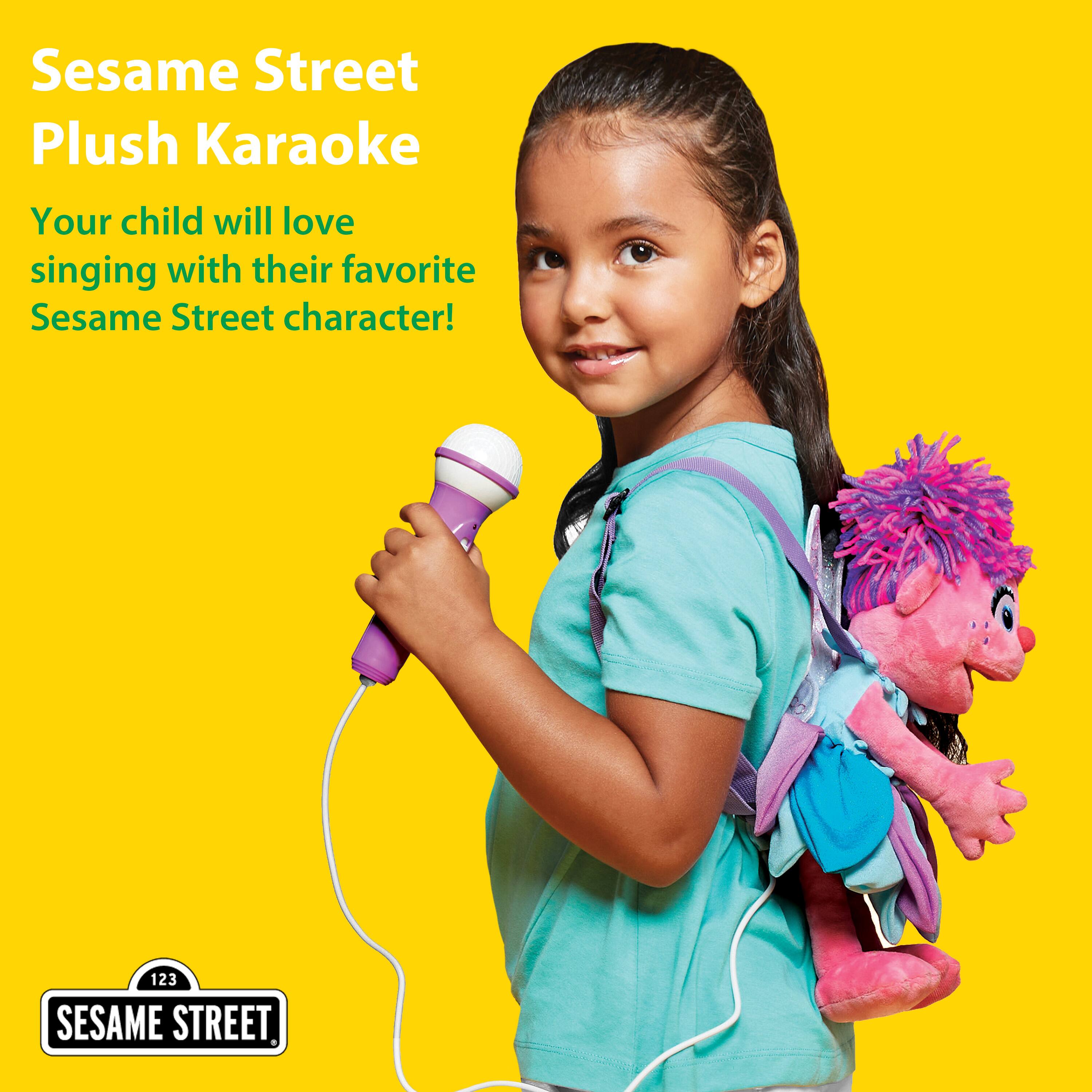 Sesame Street Plush Karaoke Your child will love singing with their favorite Sesame Street character! 123 Sesame Street