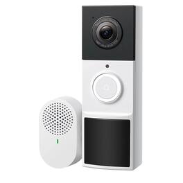 PRIMEPLUS - Smart Video Doorbell Camera Wireless with Chime, 2K Resolution, Full Color Night Vision & Spotlights