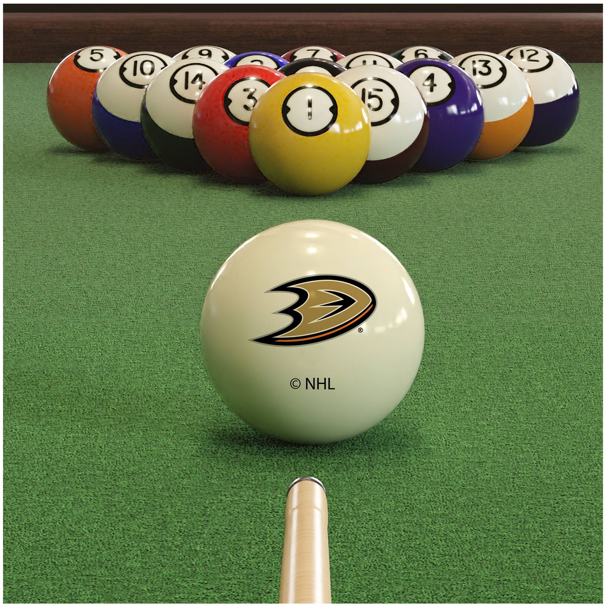 Alt View 1. Imperial - Cream Anaheim Ducks Retro Billiard Ball Set - Multicolor.