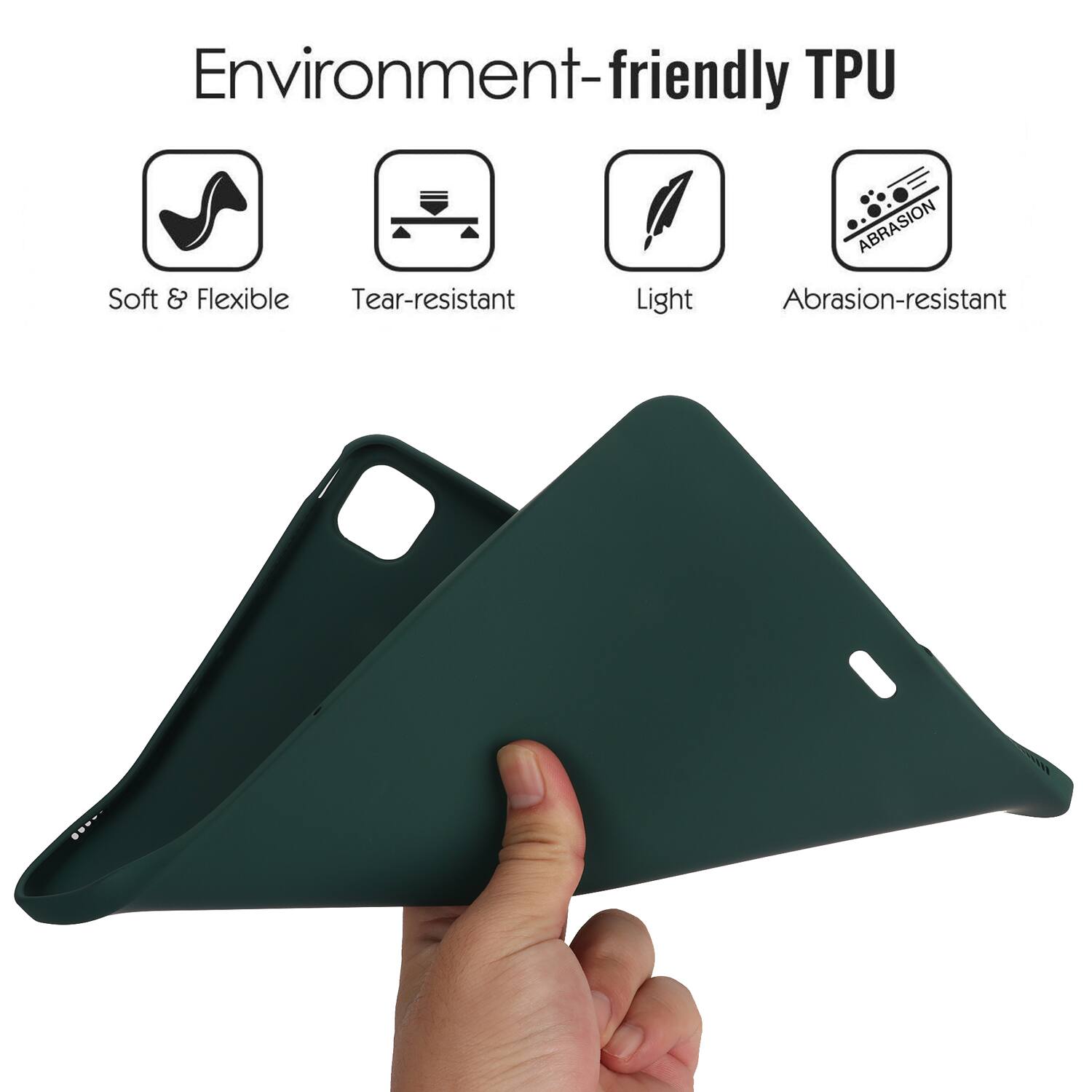 Environment-friendly TPU

- Soft & Flexible
- Tear-resistant
- Light
- Abrasion-resistant