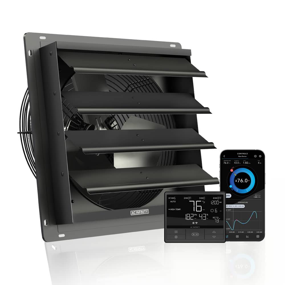 AC Infinity - Heavy Duty High Air Flow 14 in. Exhaust Fan with Smart Control price history on PriceWatchPro