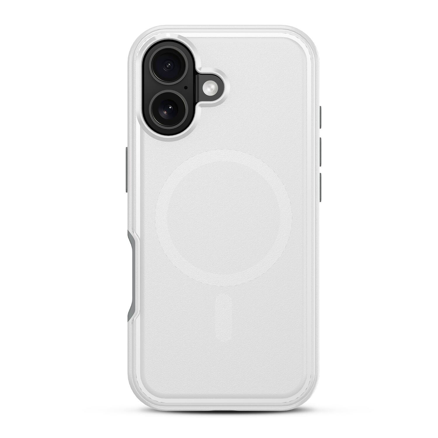 Front. Echelon - echelon Fuse Series w/ MagSafe Case for Apple iPhone 17 - White - White.