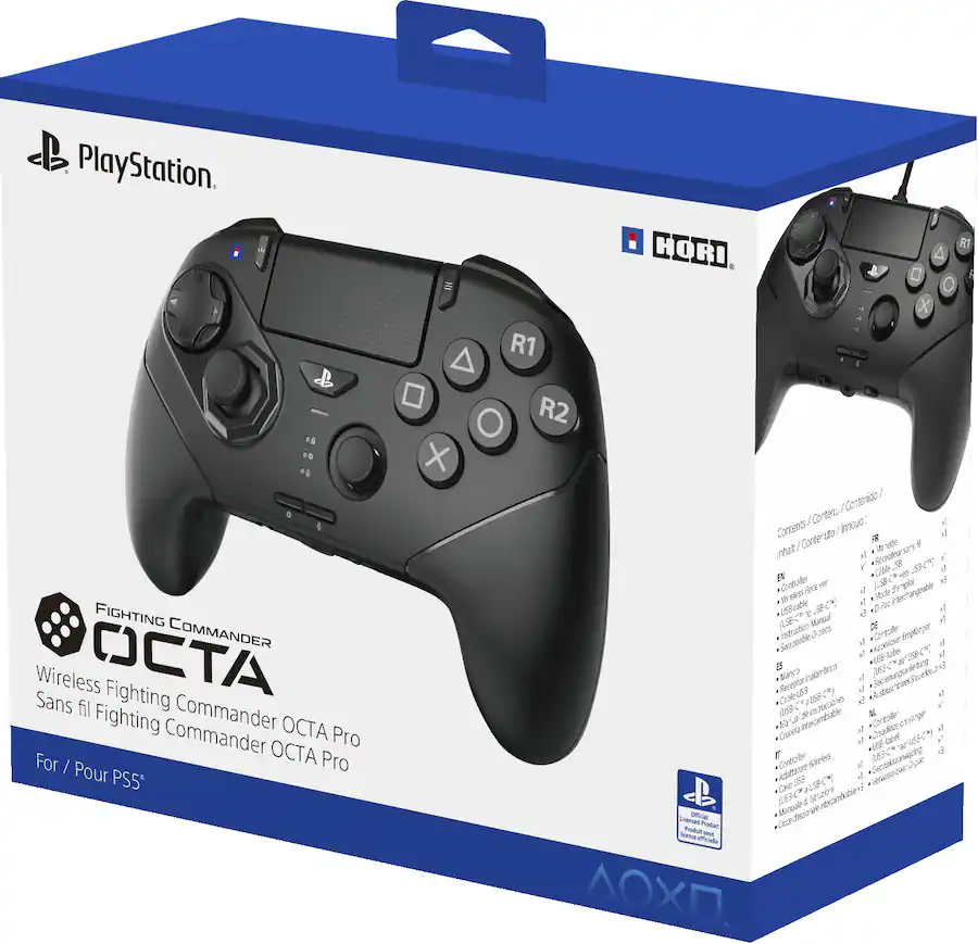 Hori PlayStation Wireless Fighting Commander OCTA Pro Black SPF