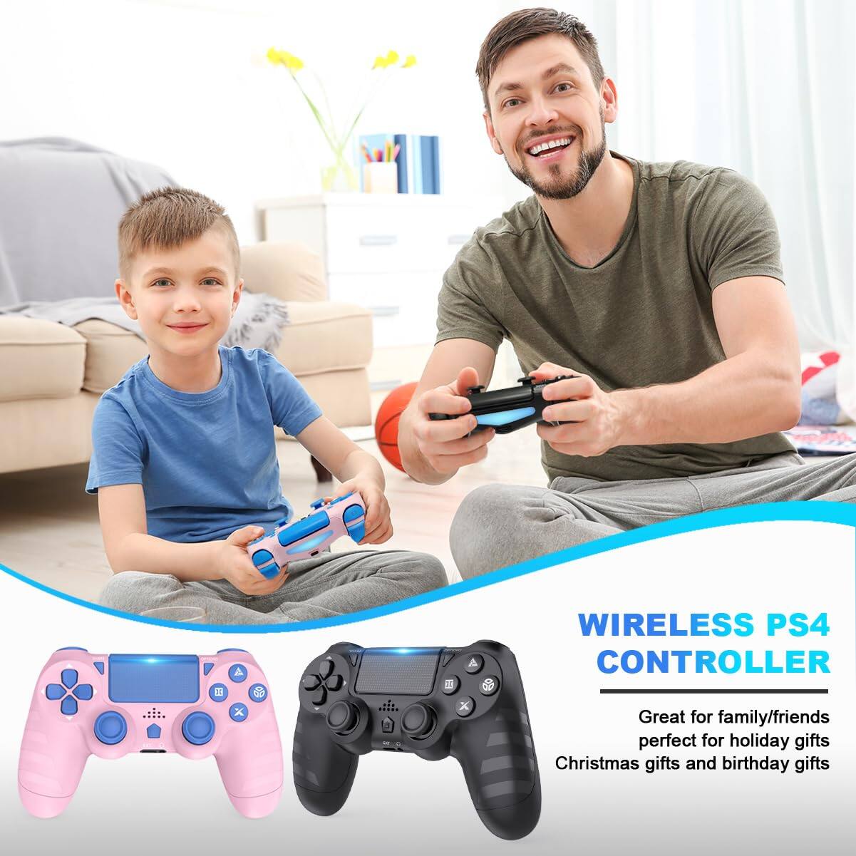 1 x 1 x 00 Wireless PS4 Controller  
Great for family/friends, perfect for holiday gifts, Christmas gifts, and birthday gifts.
