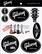 Front Standard. Gibson - Vinyl Stickers (12-Count).