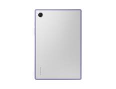 Front. Samsung - Samsung Galaxy Tab A8 Clear Edge Cover I Color: Violet - Violet.