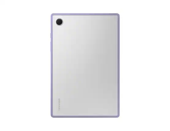 Front. Samsung - Samsung Galaxy Tab A8 Clear Edge Cover I Color: Violet - Violet.