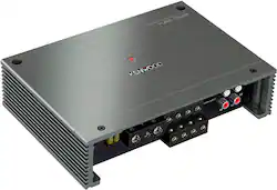 Kenwood - KAC-334 Class D Bridgeable Multichannel Amplifier with Variable Crossovers - Silver - Front_Zoom