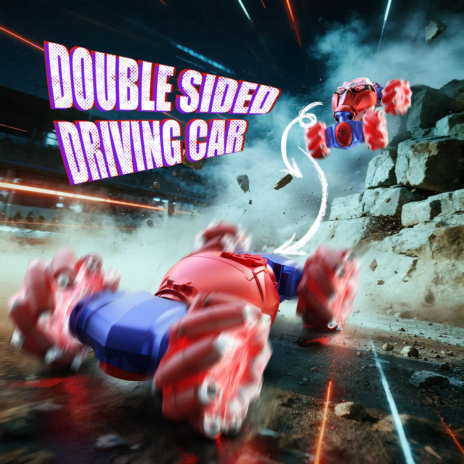 DOUBLE SIDED DRIVING CAR