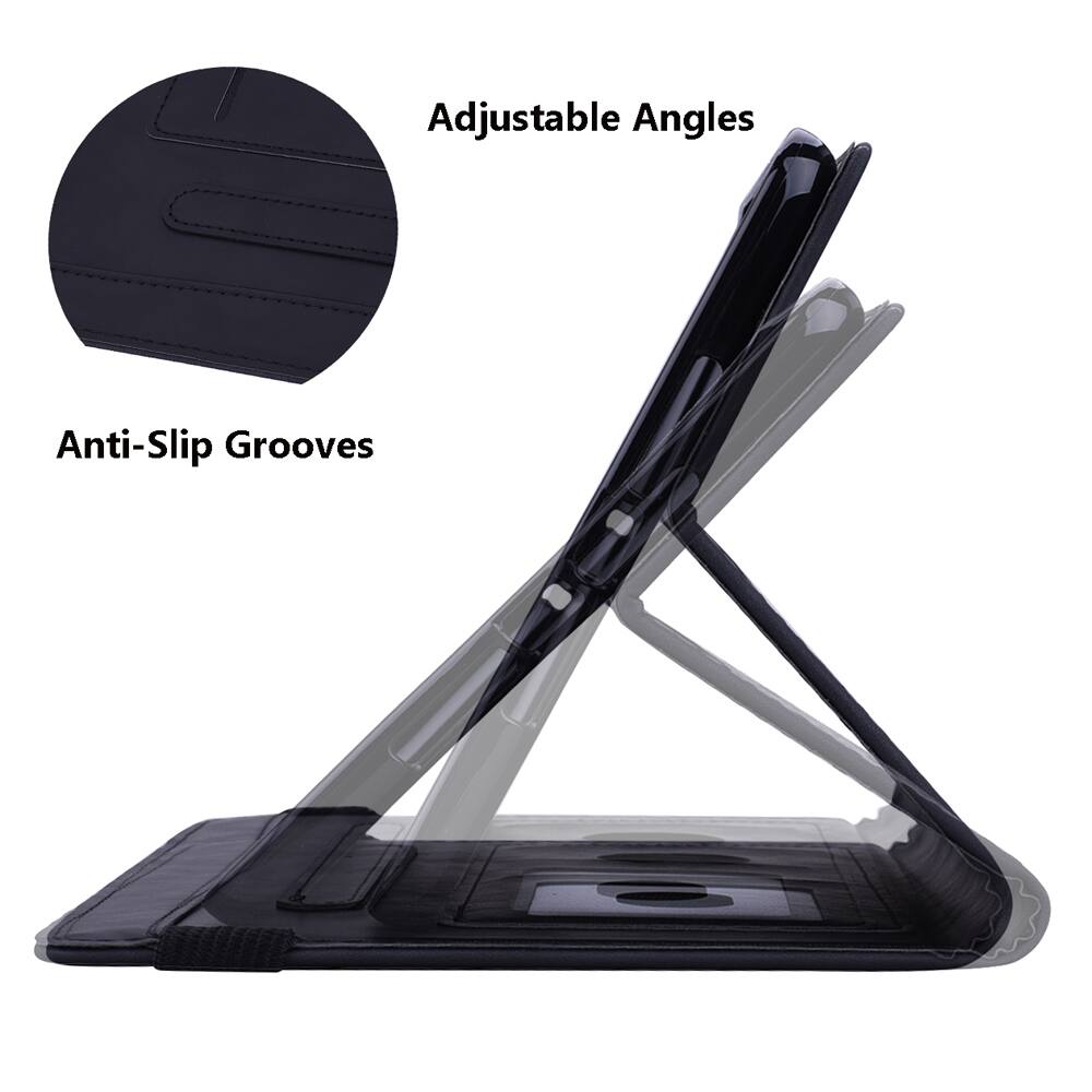 Adjustable Angles  
Anti-Slip Grooves