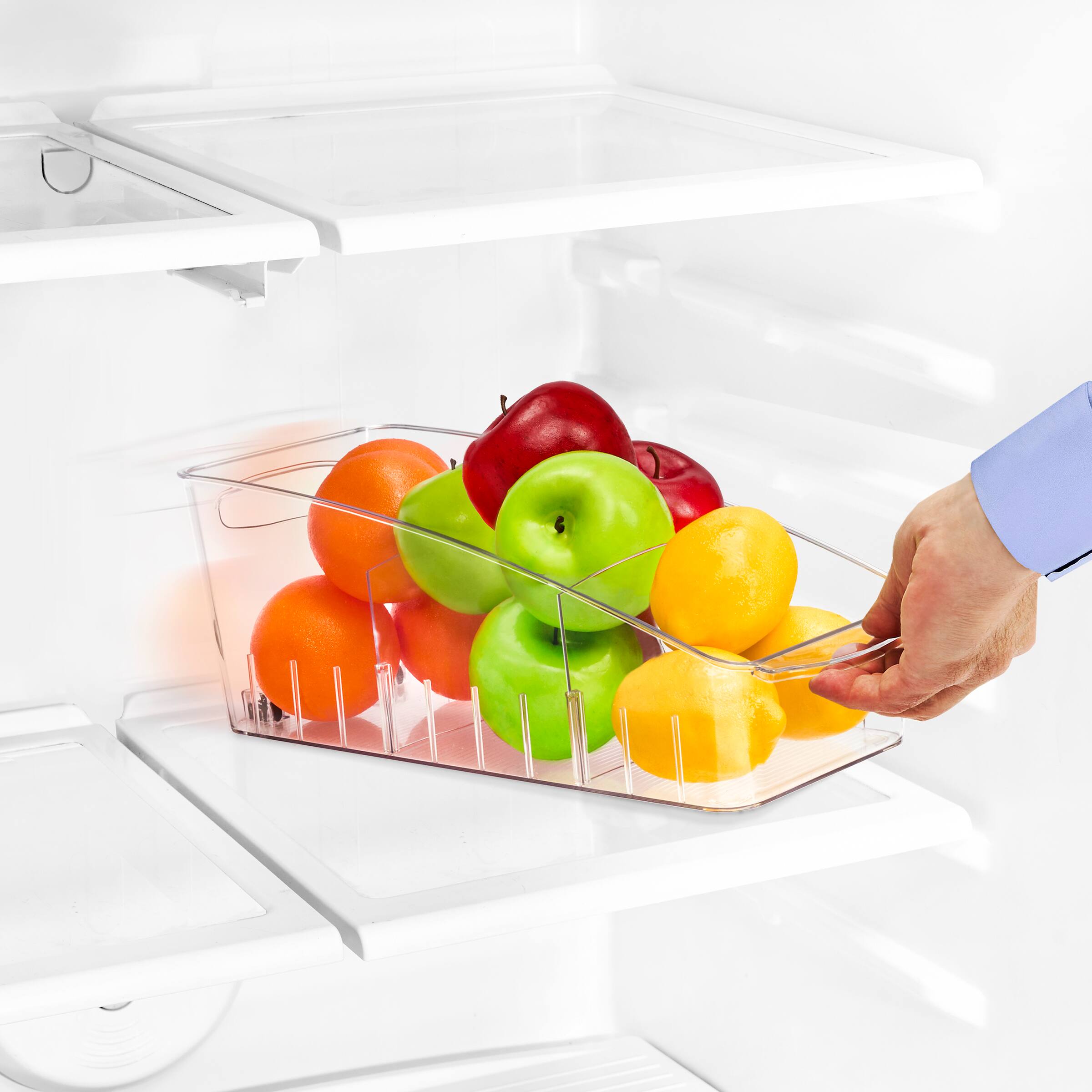 Back. Sorbus - Sorbus Clear Organizing Bins on Wheels.