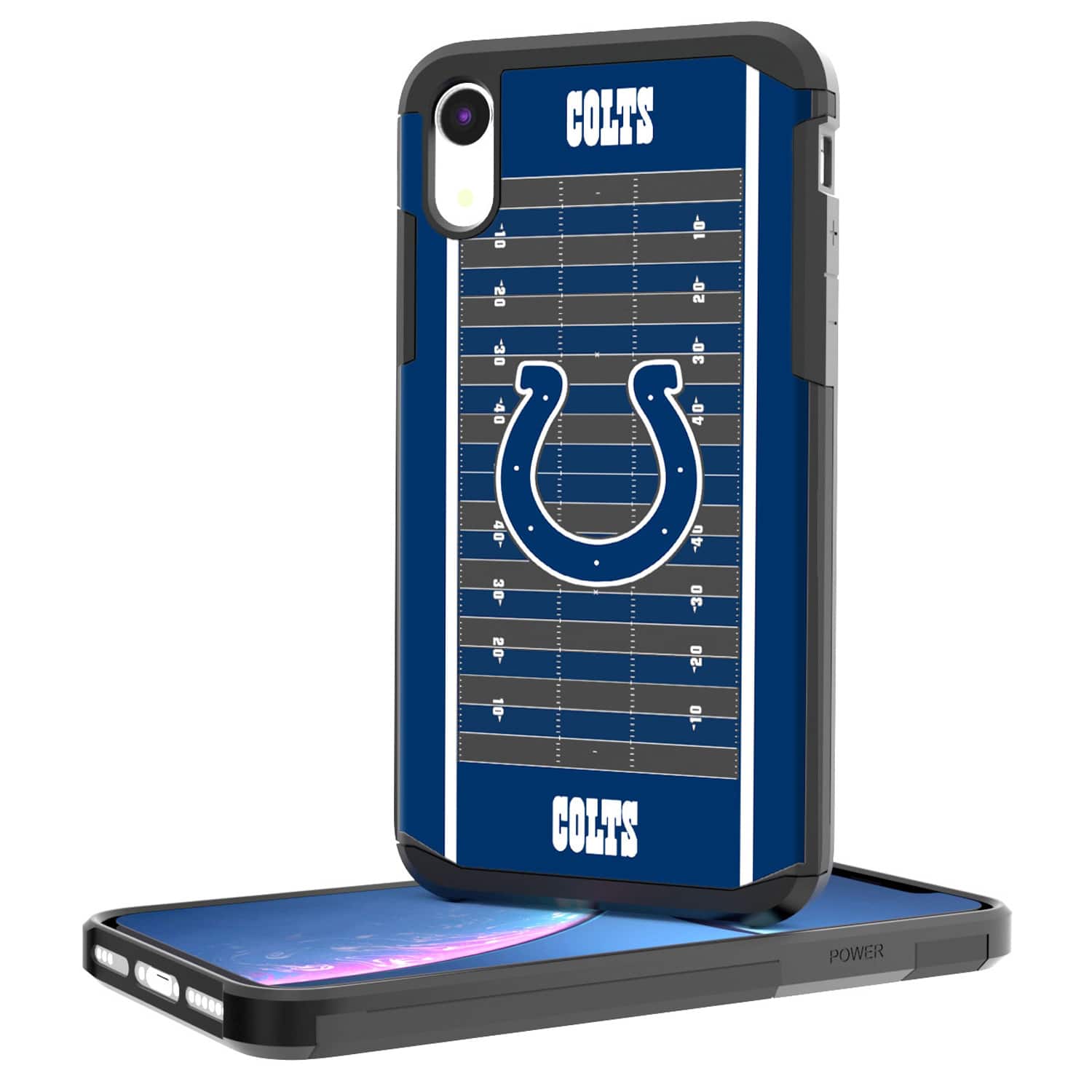 Keyscaper - NFL - Indianapolis Colts iPhone Rugged Field Design Case - 16 Pro Max - Multicolor