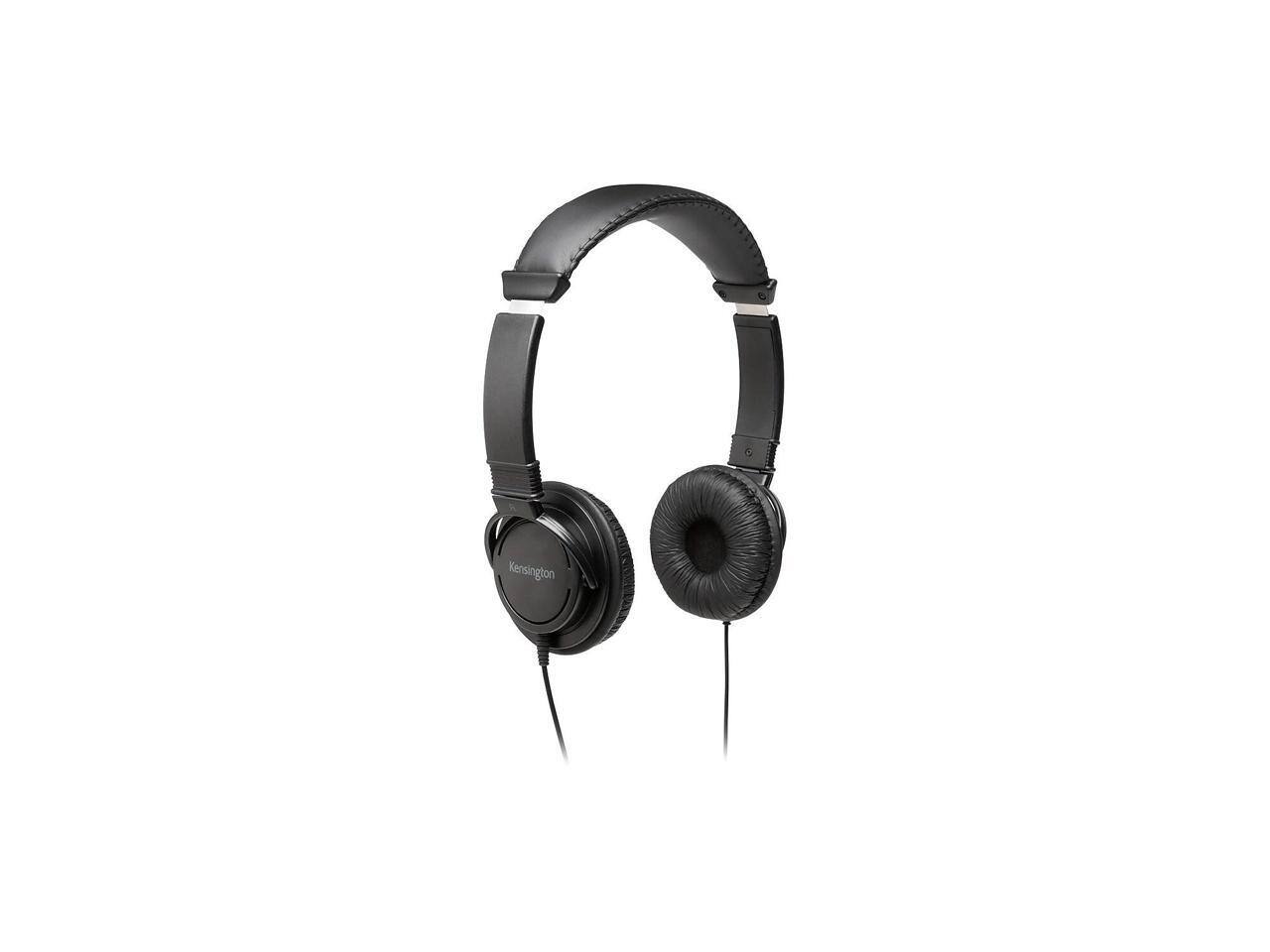 Alt View 4. Kensington - Kensington HE K97602WW Hi-Fi Headphones with Mic Retail - Red.