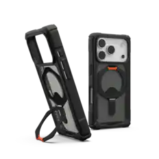 Front. UAG - Plasma XTE Series case for Apple iPhone 18 Pro/iPhone 17 Pro Plasma XTE - Black/Orange.