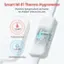 Smart Wi-Fi Thermo-Hygrometer: Monitor temperature and humidity at home, no matter where you are. 0.4°F temperature accuracy and 2%RH humidity accuracy.