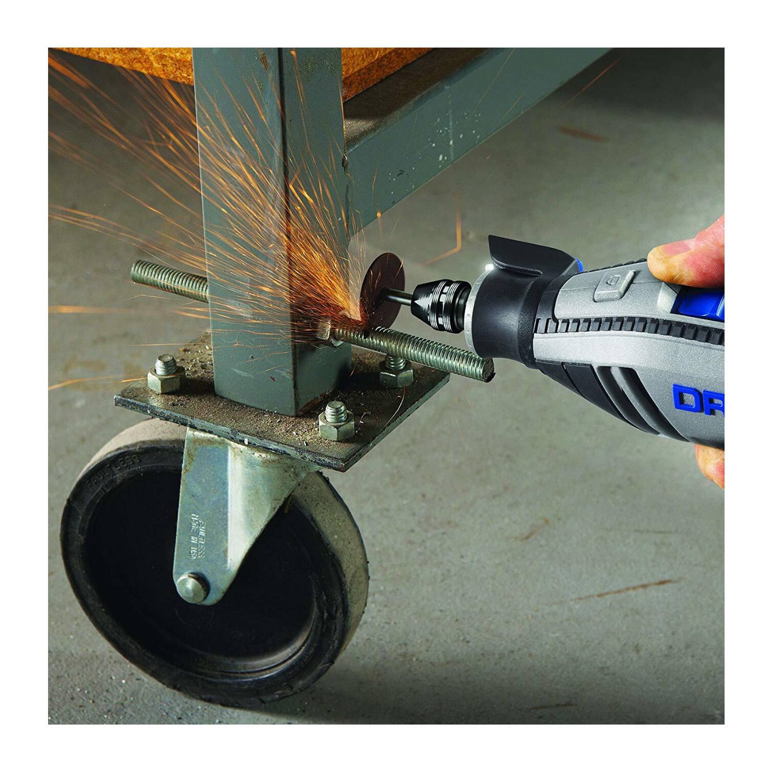 Back. Dremel - Dremel 4300-5/40 High Performance Rotary Tool Kit with LED Light- 5 Attachments.