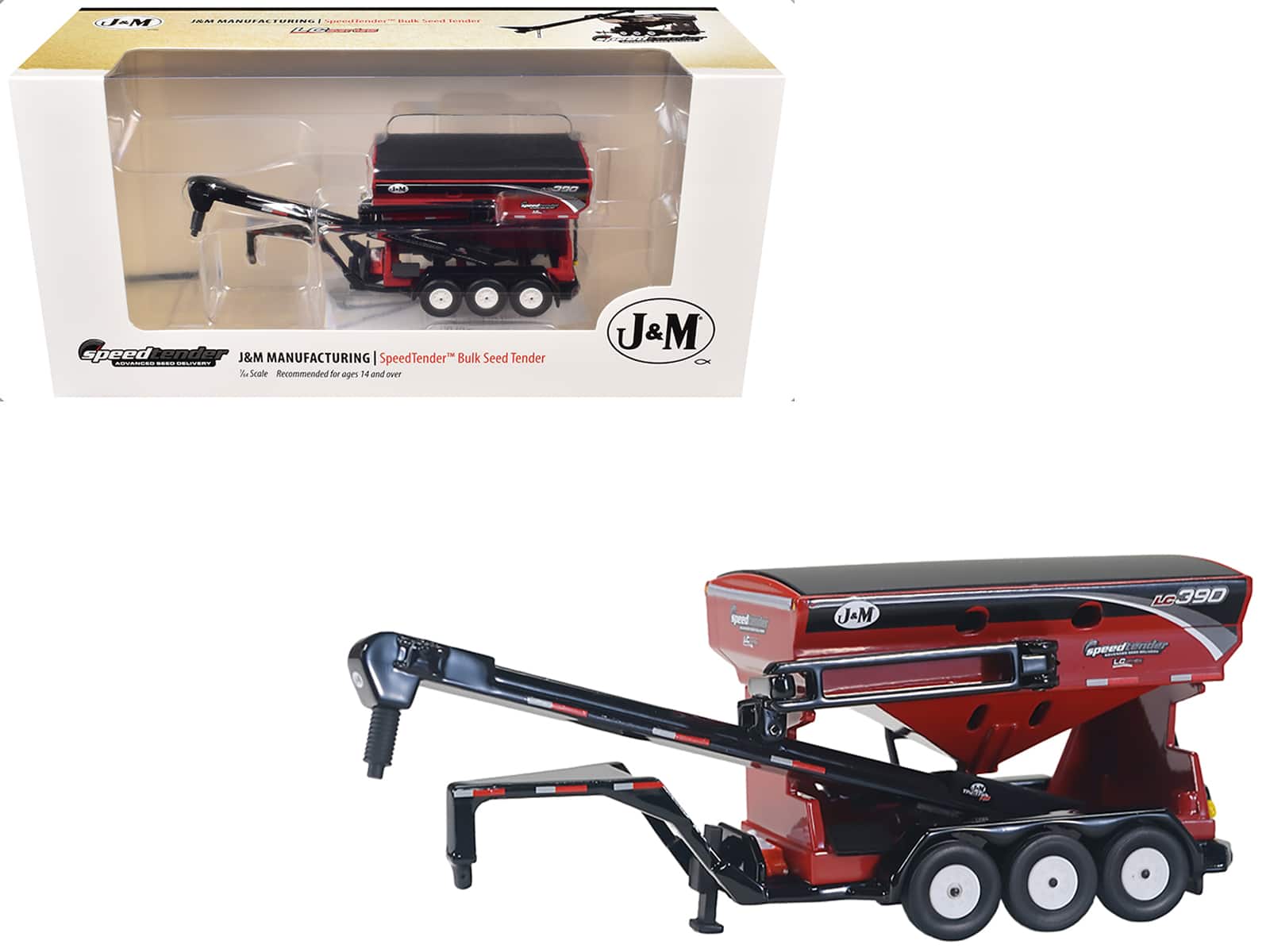 SpecCast Collectibles - J&M SpeedTender LC 390 Bulk Seed Tender Red 1/64 Diecast Model by SpecCast price history on PriceWatchPro
