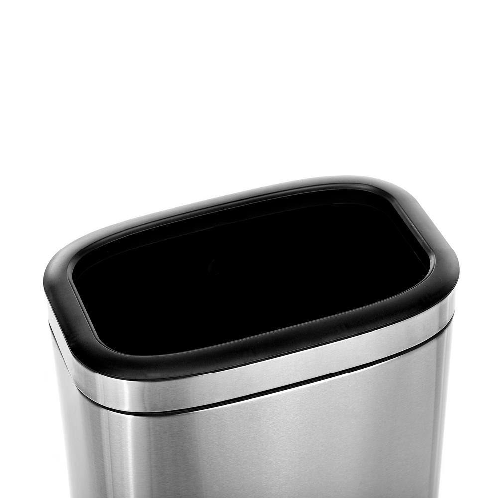Alt View 1. Alpine Industries - Stainless Steel 5.3 Gallon Kitchen Indoor Trash Can - Stainless Steel.