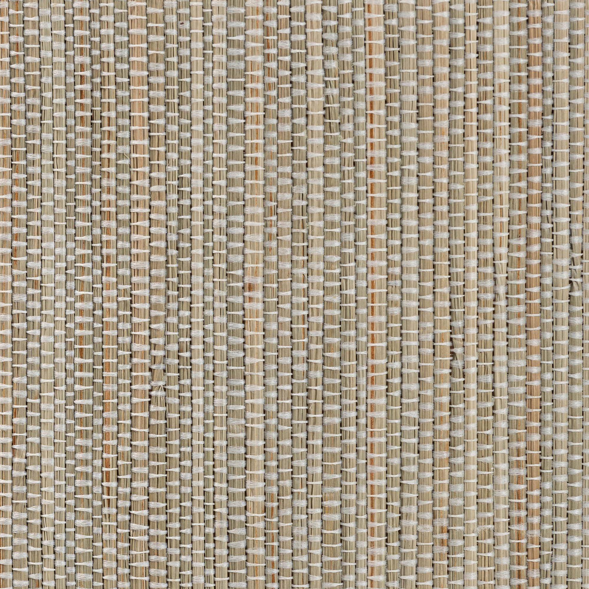 Alt View 4. bali & pari - Sadia Bohemian Woven Natural Grasscloth 1-Drawer Nightstand - Natural/Gold.