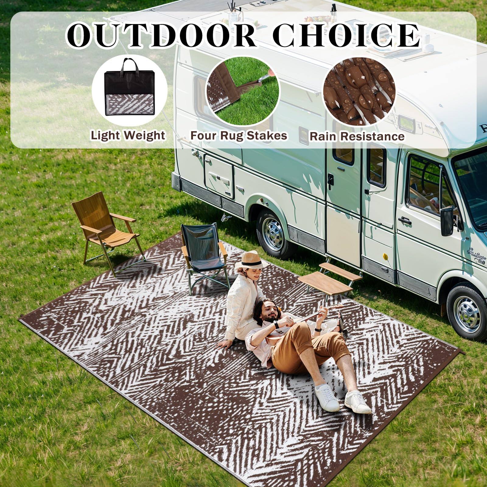 OUTDOOR CHOICE

- Light Weight
- Four Rug Stakes
- Rain Resistance