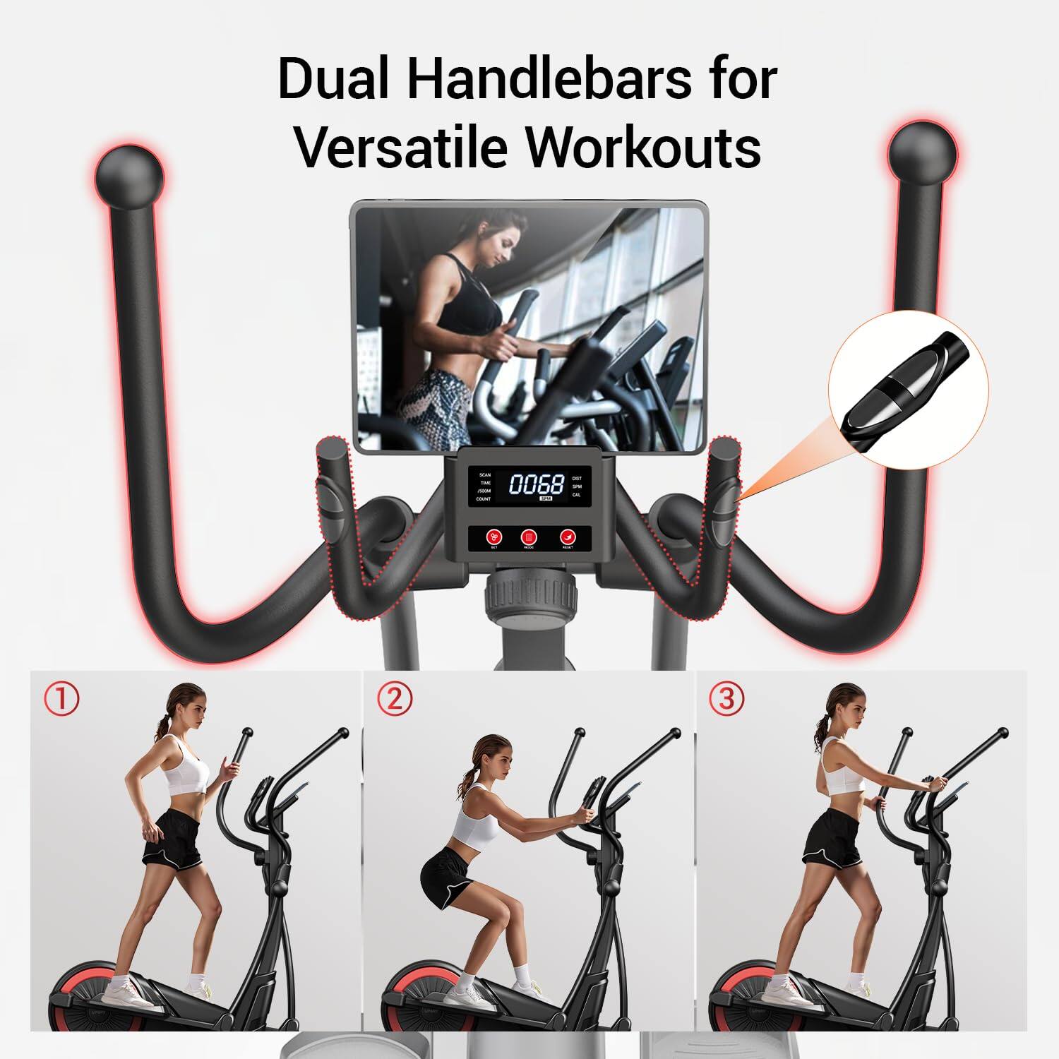 Dual Handlebars for Versatile Workouts