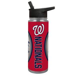 Great American Products - Washington Nationals 24oz. Jr. Thirst Game Ball Hydration Bottle - White