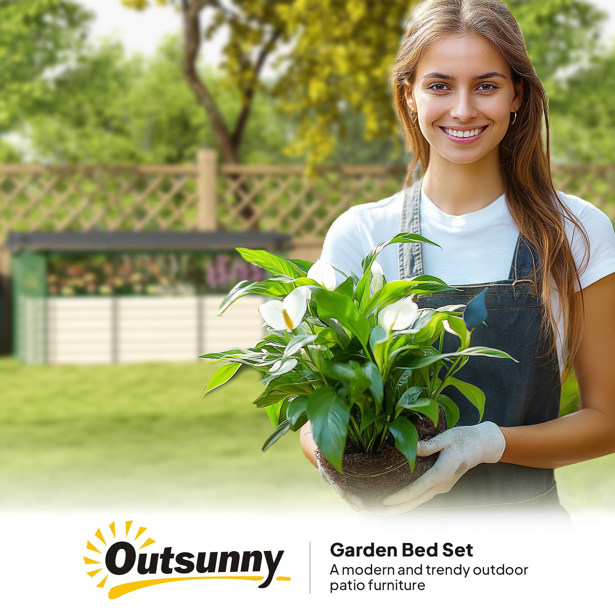 Garden Bed Set
Outsunny
A modern and trendy outdoor patio furniture