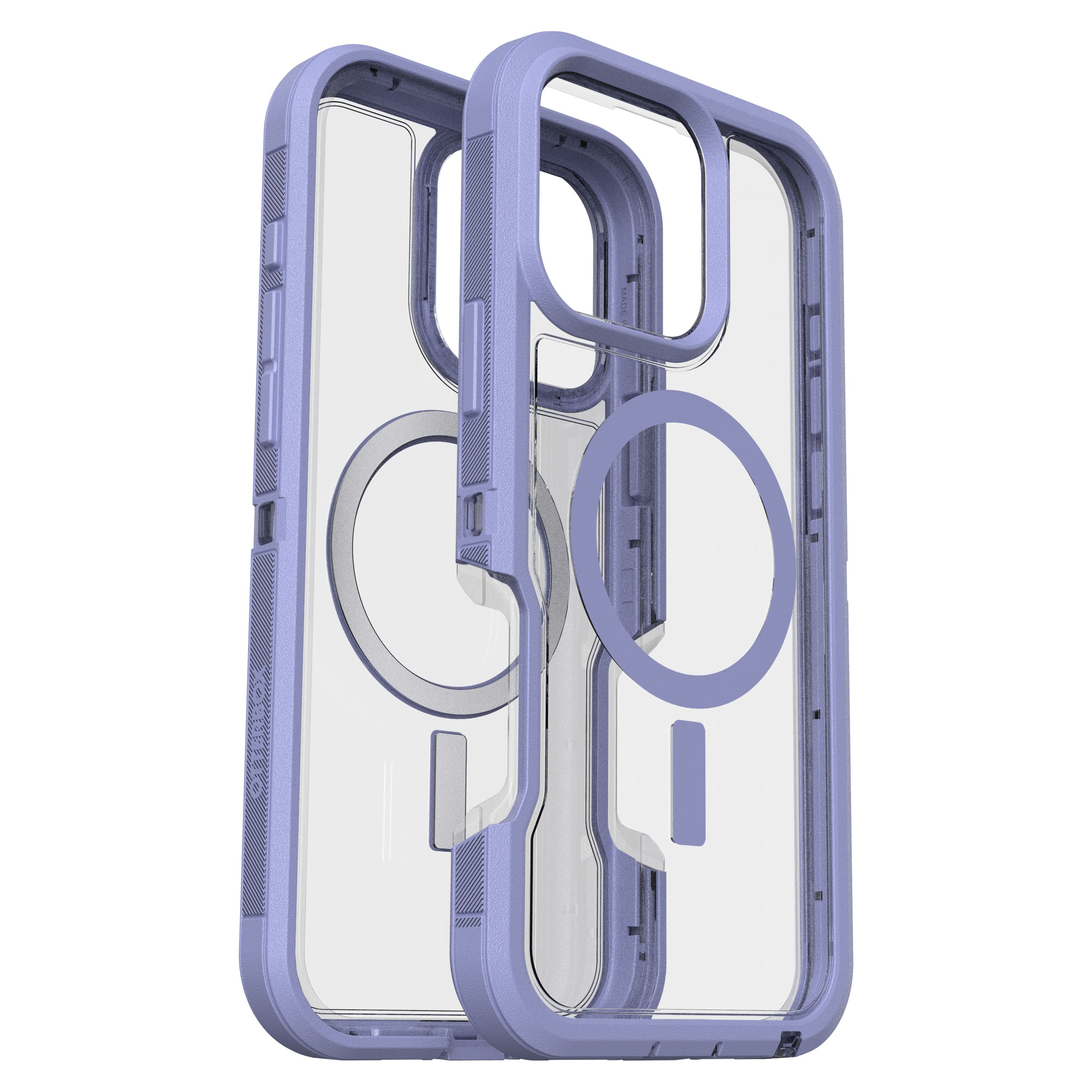 Front. OtterBox - Defender Series Pro XT Hard Shell for MagSafe for Apple iPhone 16 Pro Max - Lavender Haze.