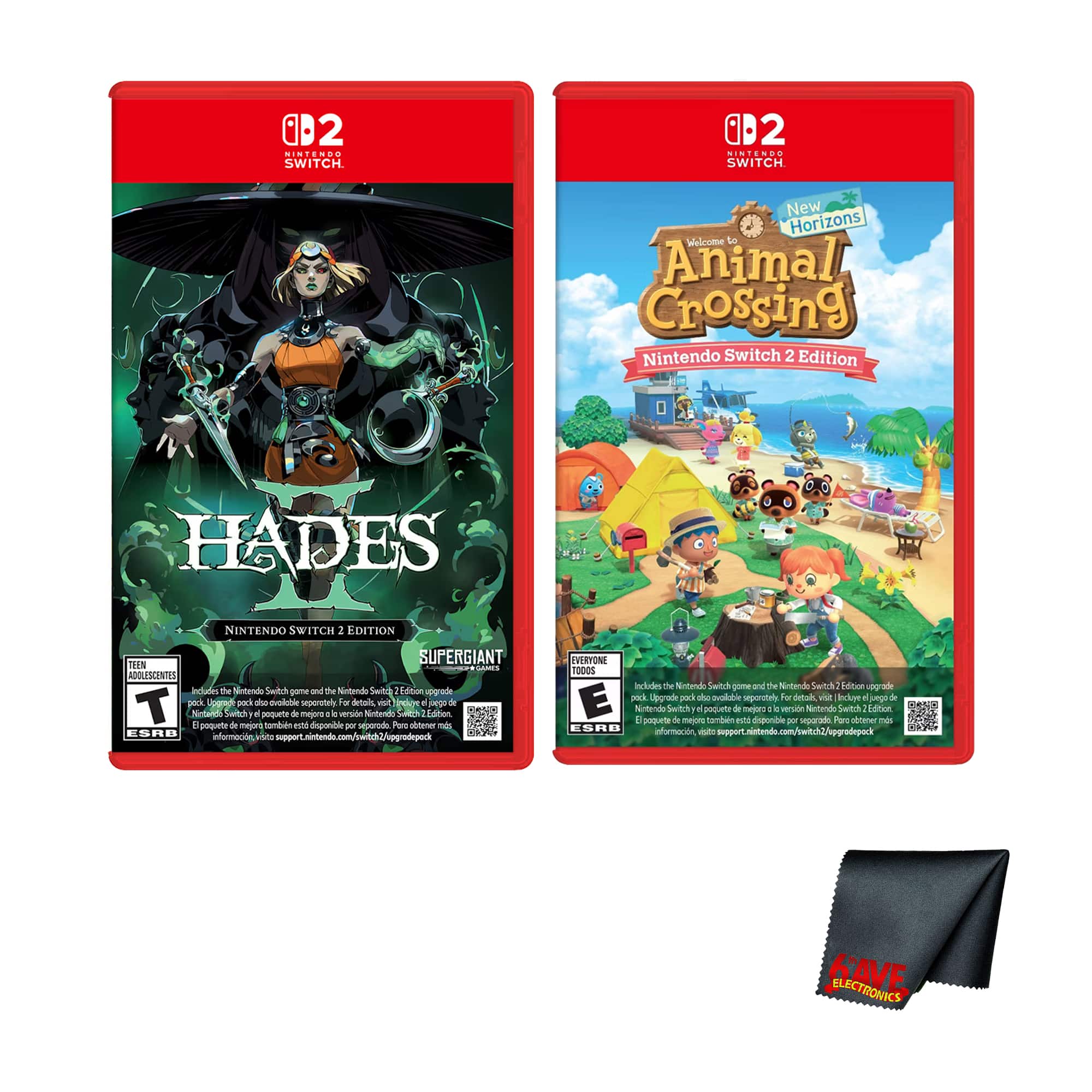 Animal Crossing New Horizons For Switch 2 Edition + Hades II for Switch 2 Edition - Nintendo Switch 2