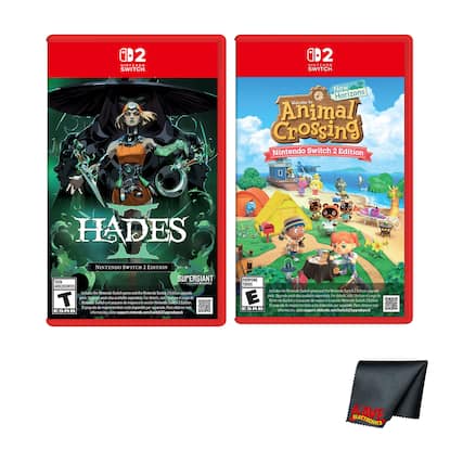 102 MINICNGO SWITCH D2 NINTENDO SWITCH
New Horizons Welcome to Animal Crossing Nintendo Switch 2 Edition
HADES NINTENDO SWITCH 2 EDITION SUPERGIANT
Includes the Nintendo Switch game and the Nintendo Switch Edition upgrade pack, which is available separately. For details, visit the Nintendo Support website.
E13+
El paquete de mejora a la versión Nintendo Switch 2 está disponible por separado. Para obtener más información, visite el sitio web de Nintendo Support.
EVERYONE
Includes the Nintendo Switch game and the Nintendo Switch Edition upgrade pack, which is available separately. For details, visit the Nintendo Support website.
E10+
El paquete de mejora a la versión Nintendo Switch 2 está disponible por separado. Para obtener más información, visite el sitio web de Nintendo Support.
SAVE ELECTRONICS - T (Teen 13+)