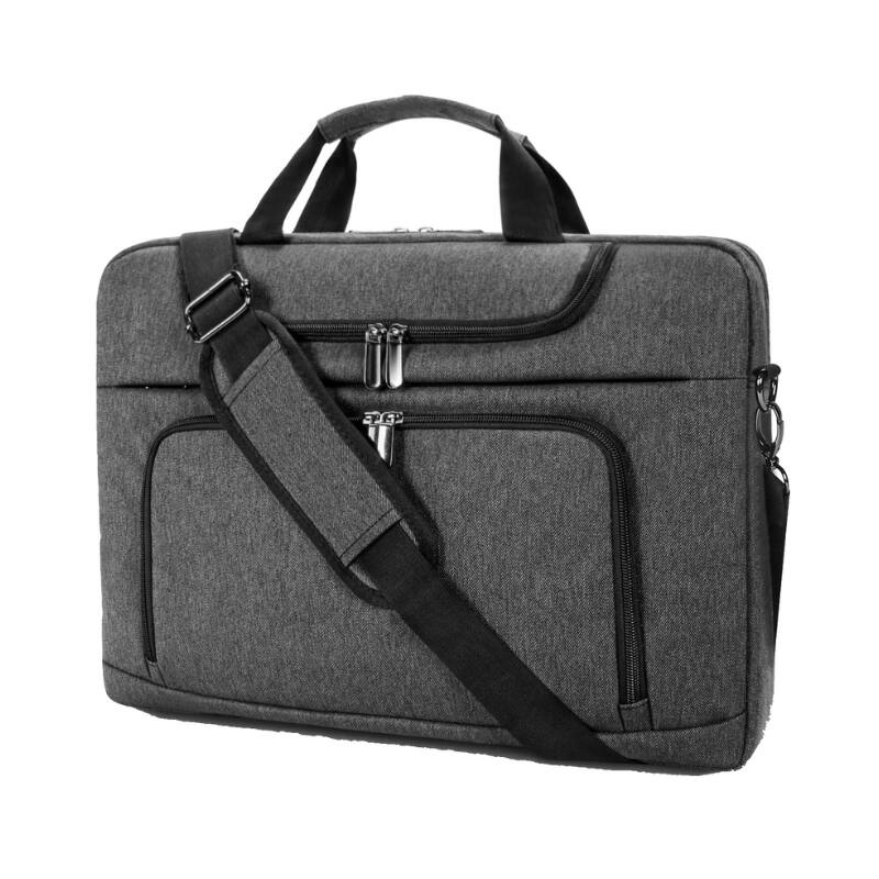 Front. Resource Ludis - Laptop Travel Bag With Shoulder Strap - Gray.