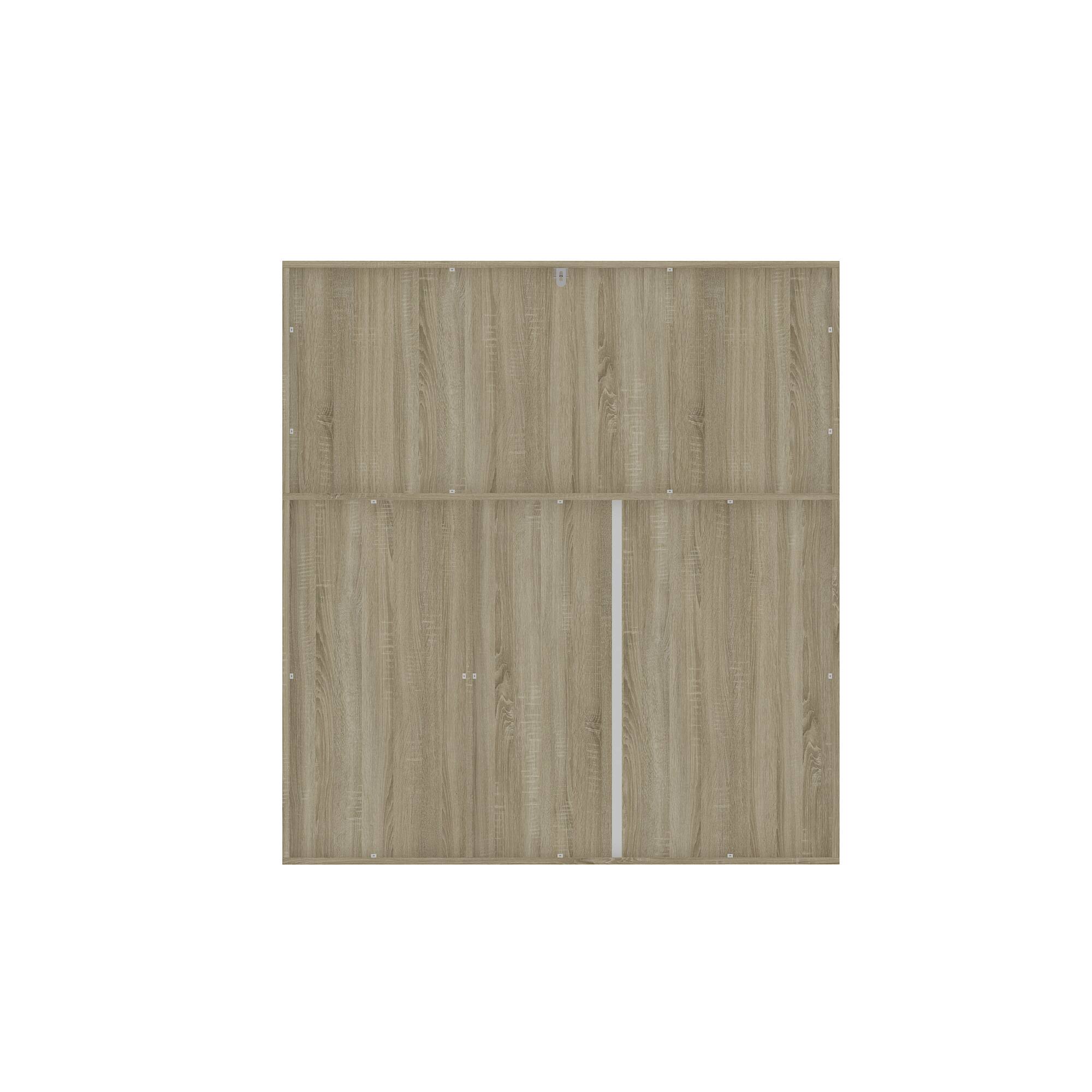 Back. Famapy - Famapy Multi - Functional Kitchen Cabinet: Adjustable Storage for Organized Living - Wooden.