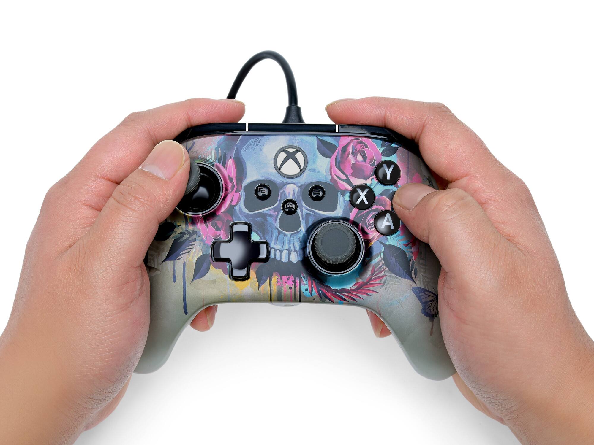 Alt View 23. PowerA - PowerA Advantage Plus Wired Controller for Xbox Series X|S - Bloom & Gloom - Bloom & Gloom.
