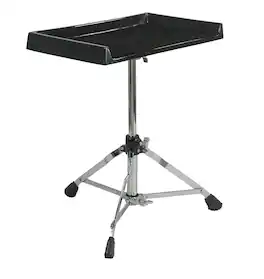 Gibraltar Hardware - Pro Sidekick Essentials Station 16" x 10" Fiberglass Accessory Table with Adjustable Low-Profile Tripod Stand