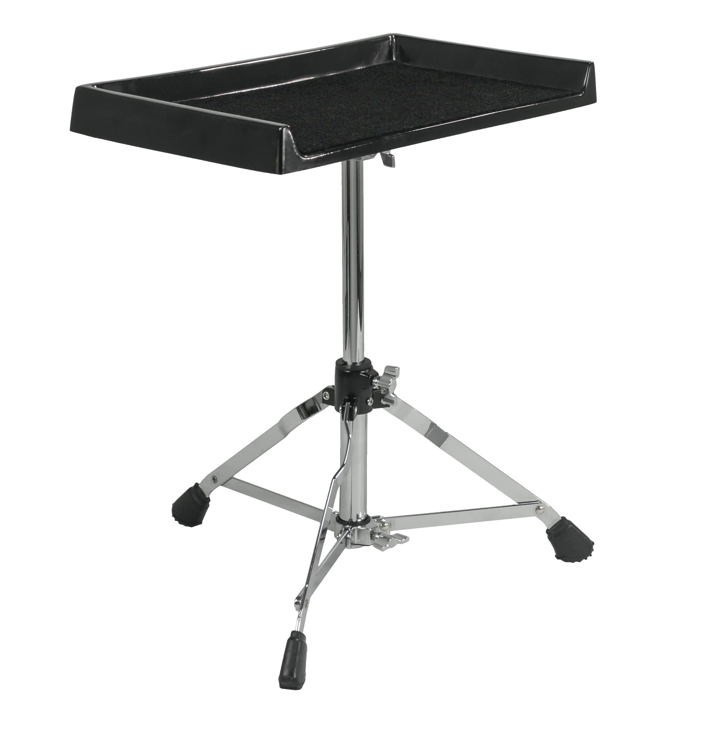 Front. Gibraltar Hardware - Pro Sidekick Essentials Station 16" x 10" Fiberglass Accessory Table with Adjustable Low-Profile Tripod Stand.