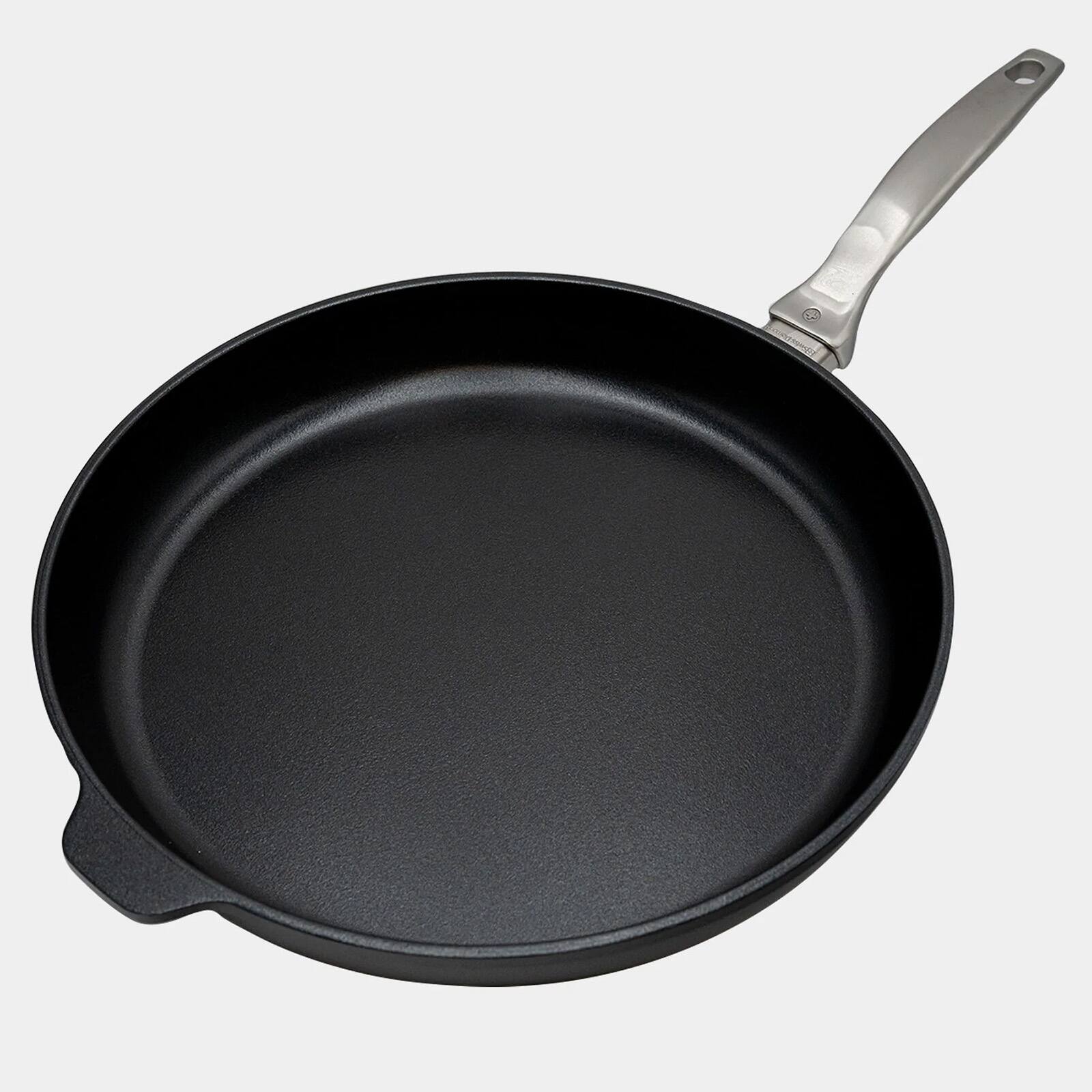 Front. Swiss Diamond - CHD Nonstick Induction Fry Pan, 12.5-Inch - Black.