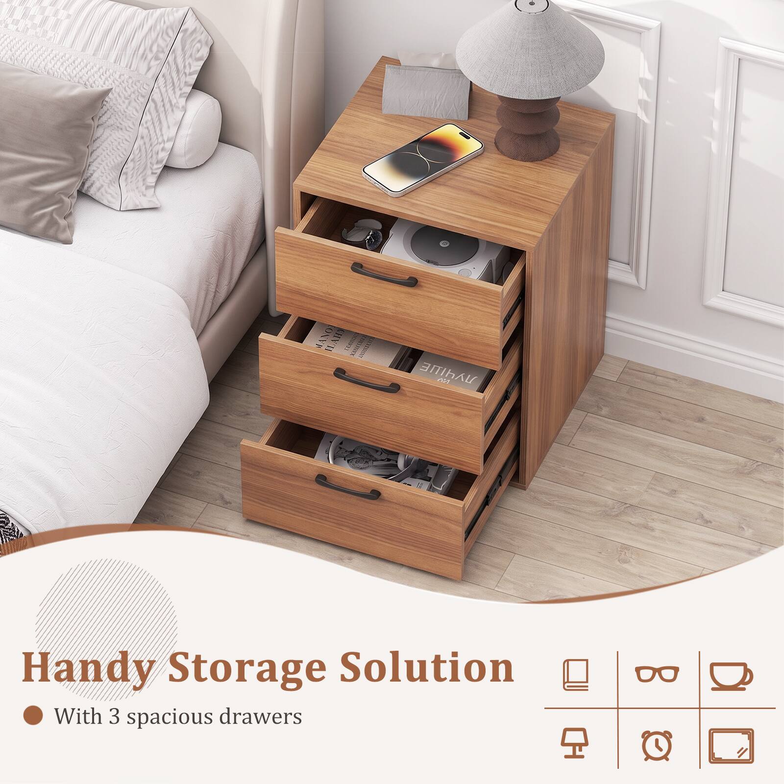 MANO ILAHY   2

Handy Storage Solution With 3 spacious drawers