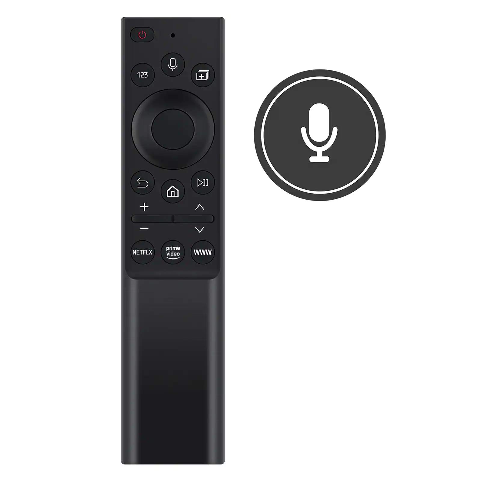 VINABTY - New BN59-01357C Voice Replaced Remote Control Fits for Samsung 2021 QLED TV QN85Q60AA QN65Q80AA QN75LS03AA QN50Q80AA - Black