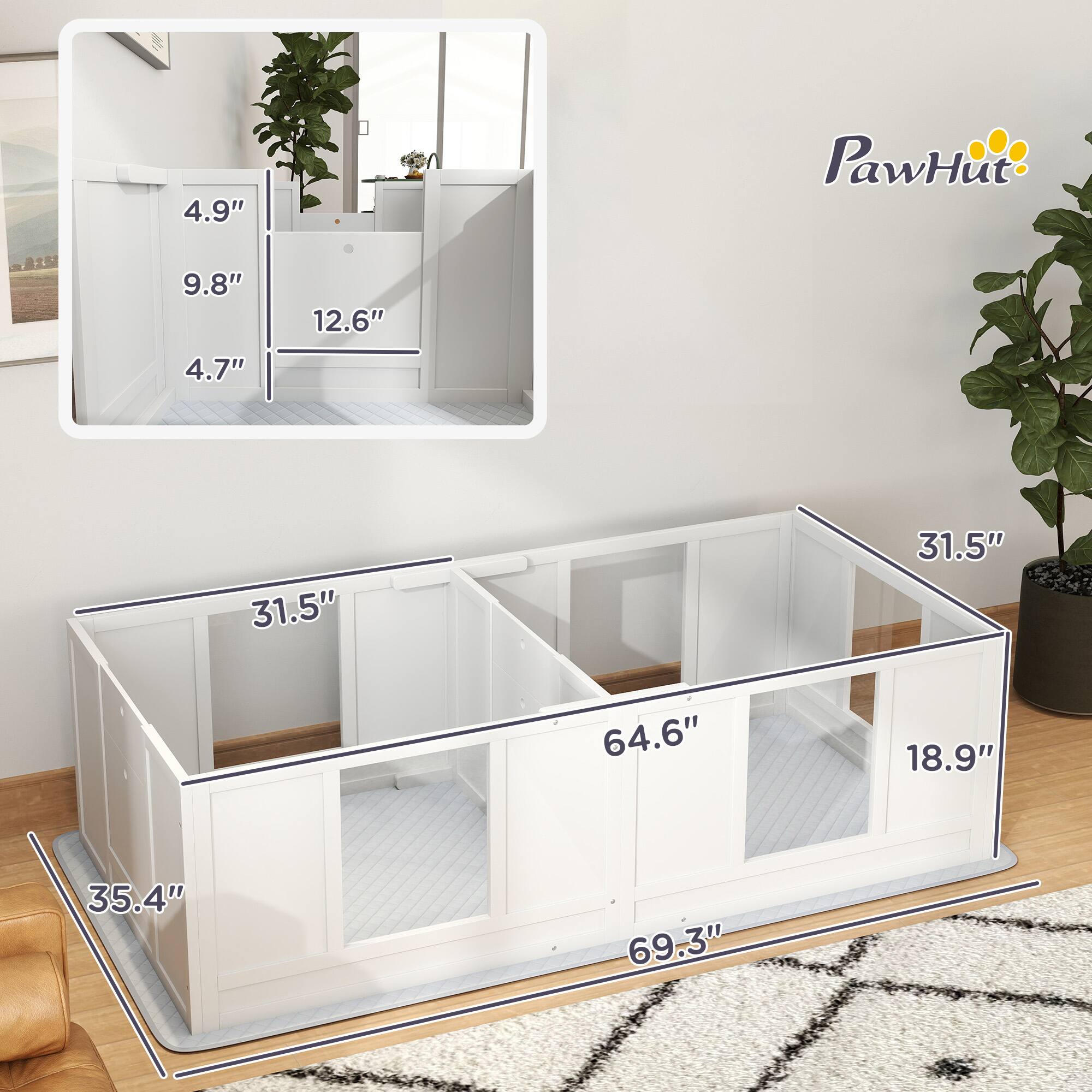 4.9"  
9.8"  
4.7"  
12.6"  

31.5"  
64.6"  
18.9"  
69.3"  
35.4"  
71.5"