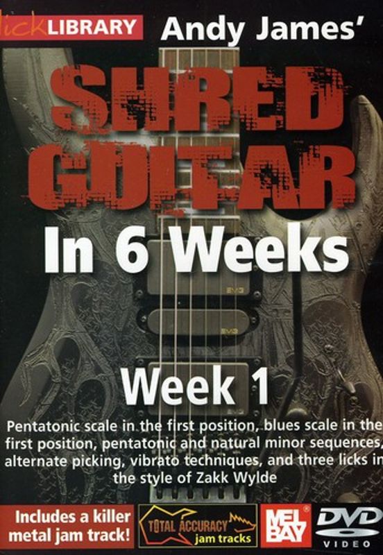 Lick Library: Andy James' Shred Guitar in 6 Weeks - Week 1 [DVD]