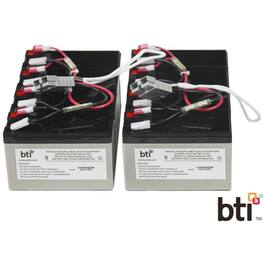 BTI Battery Tech - BTI RBC12-SLA12-BTI SEALED LEAD ACID BATTERY FOR APC - 2yr Warranty - DL2200RM3U, DL2200RMI3U, DL3000RM3U, DL3000RMI3U - Unknown