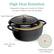 High Heat Retention
Designed to keep your meals hot & fresh for easy transfer to your dining table
- Tight Fitting Lid
- Thick Cast-Iron Walls
- Condensation Bumps Lock in Moisture