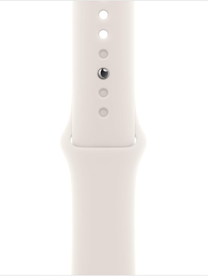 Front. Apple - Apple AWBS-40MM (S/M) Watch Band - Sport Starlight - Starlight.