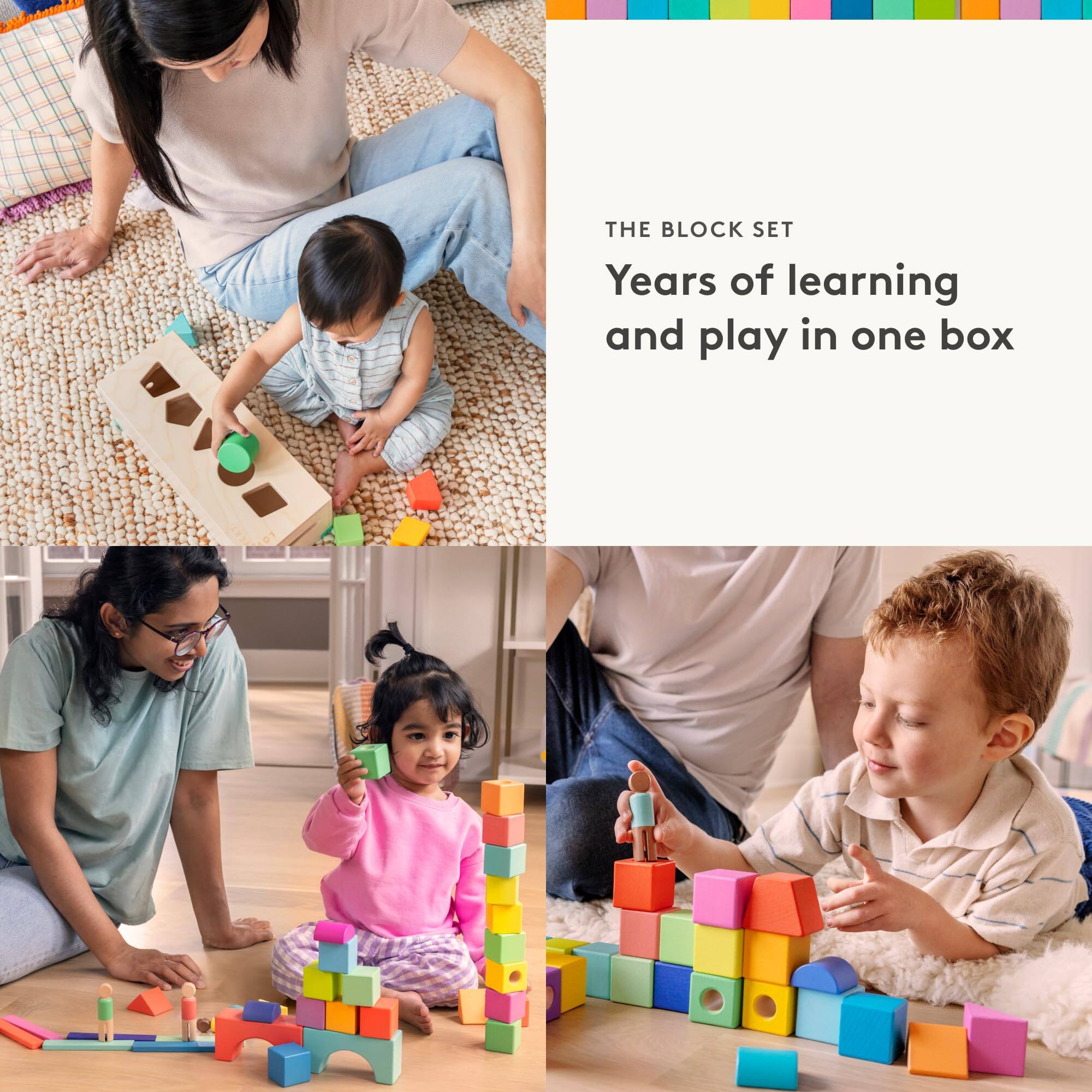THE BLOCK SET  
Years of learning and play in one box