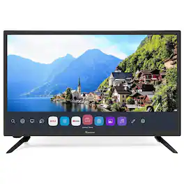 Norcent - 24 Inch 720P LED HD Smart TV Wall-Mountable with Surround Sound
