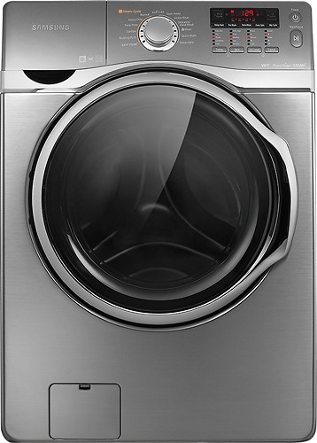  Samsung - 3.9 Cu. Ft. 13-Cycle High-Efficiency Steam Washer - Stainless Platinum