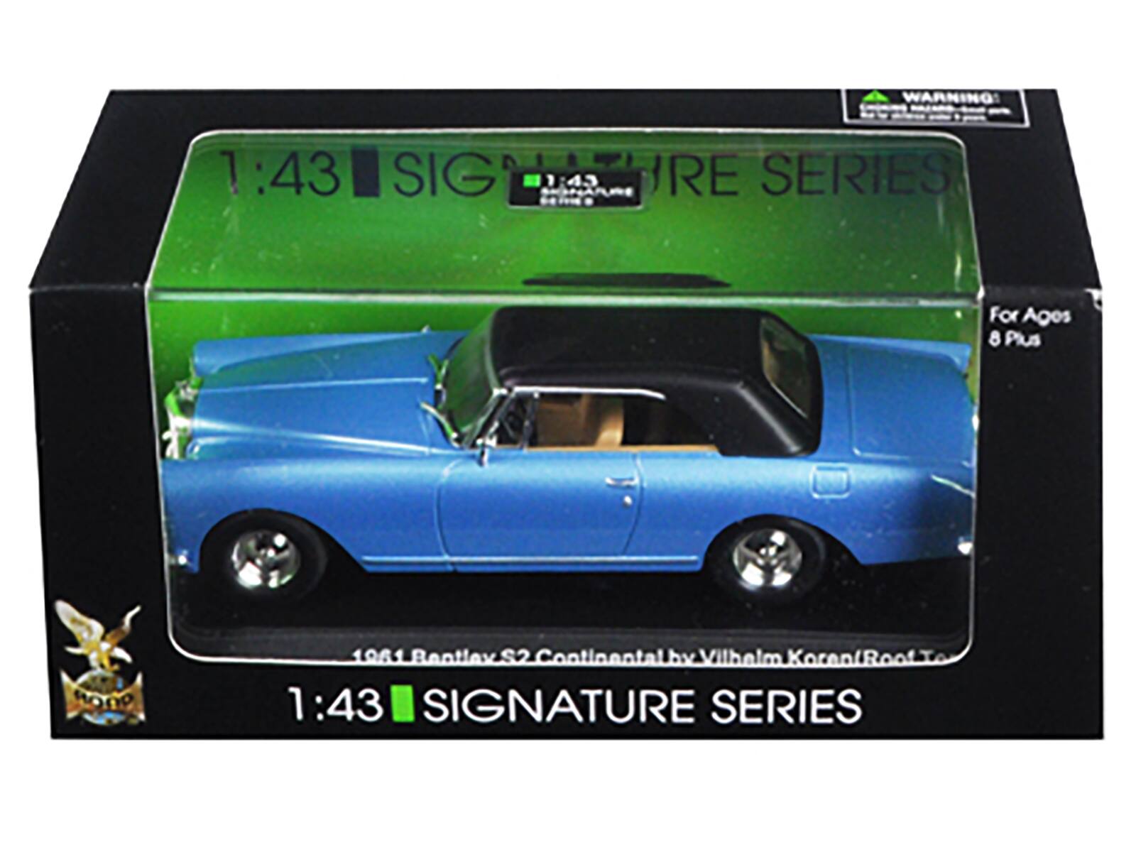 WARNING! 1:43 SIGNATURE SERIES For Ages 8 Plus 1961 Bentley S2 Continental by Vilhelm Koren/Root To 1:43 SIGNATURE SERIES