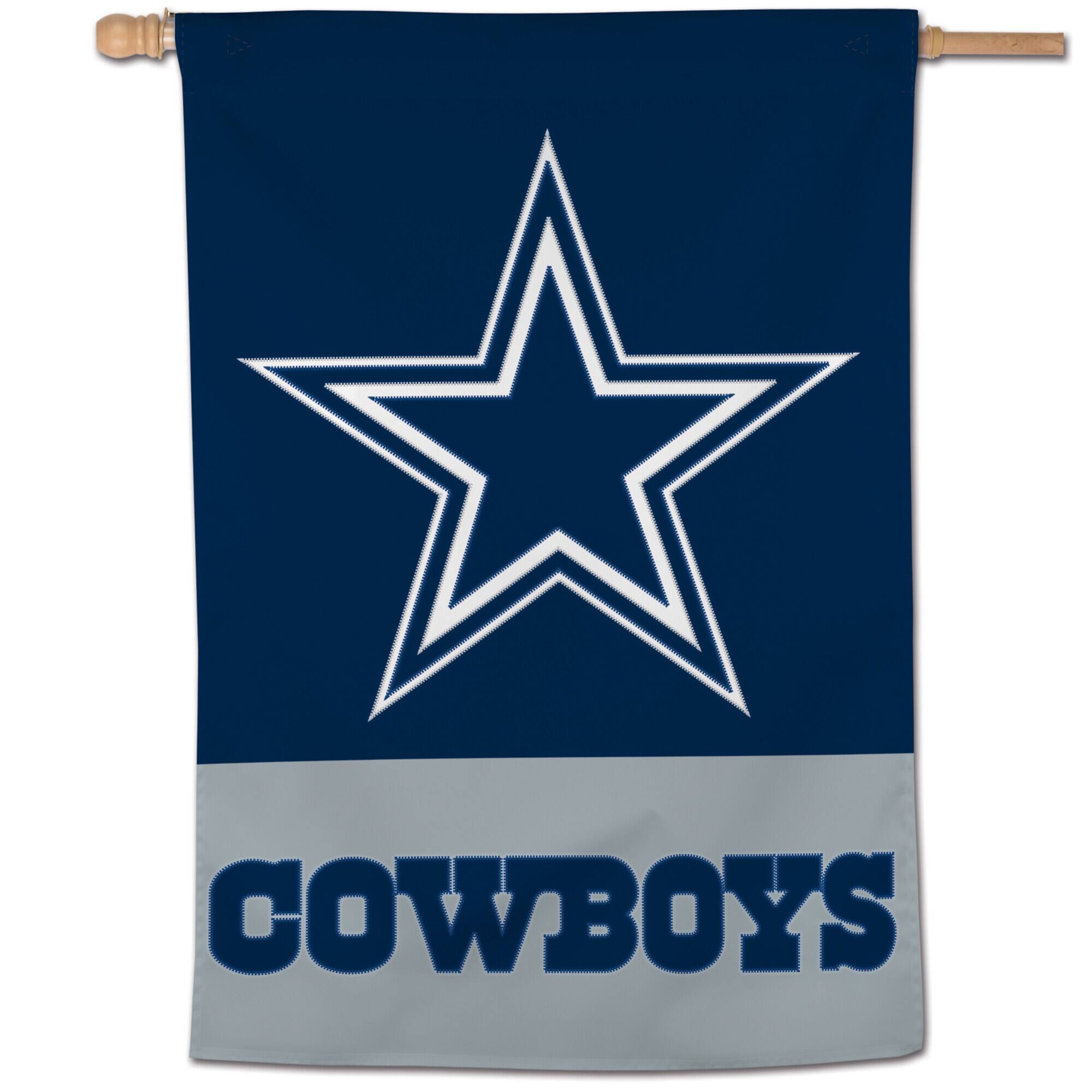 Alt View 1. WinCraft - Dallas Cowboys 28" x 40" Applique Vertical Banner - Multicolor.